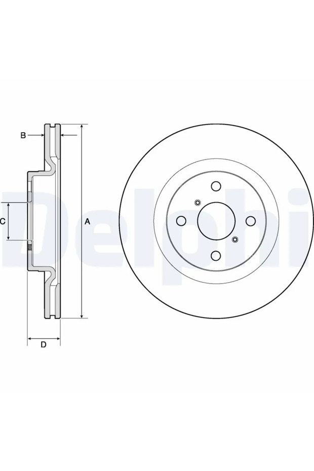 Спирачен диск Toyota Yaris - 1