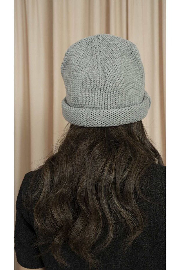 Knitted Winter Hat - 4