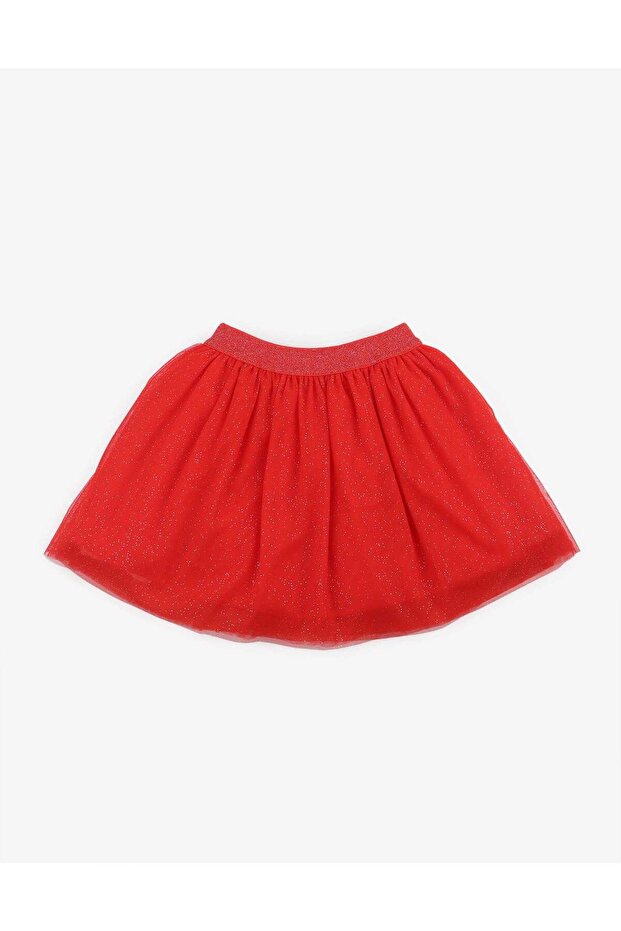 تنورة مطوية سادة للبنات - 3