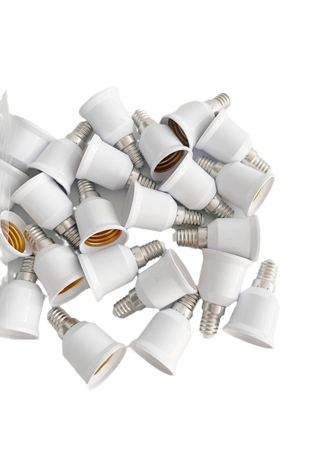 E14 to E27 Lamp Holder Converter Fireproof Socket Base Converters 220V Light Bulb Adapter Convers... - 6