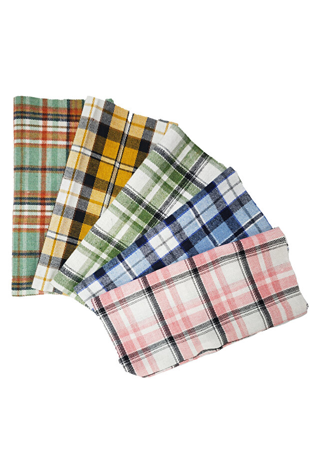 25cm x 25cm GZBZ-04 Teramila 25x25cm5-6PC/Lot Polyester-Cotton Plaid Patchwork Printed Cloth Sewing