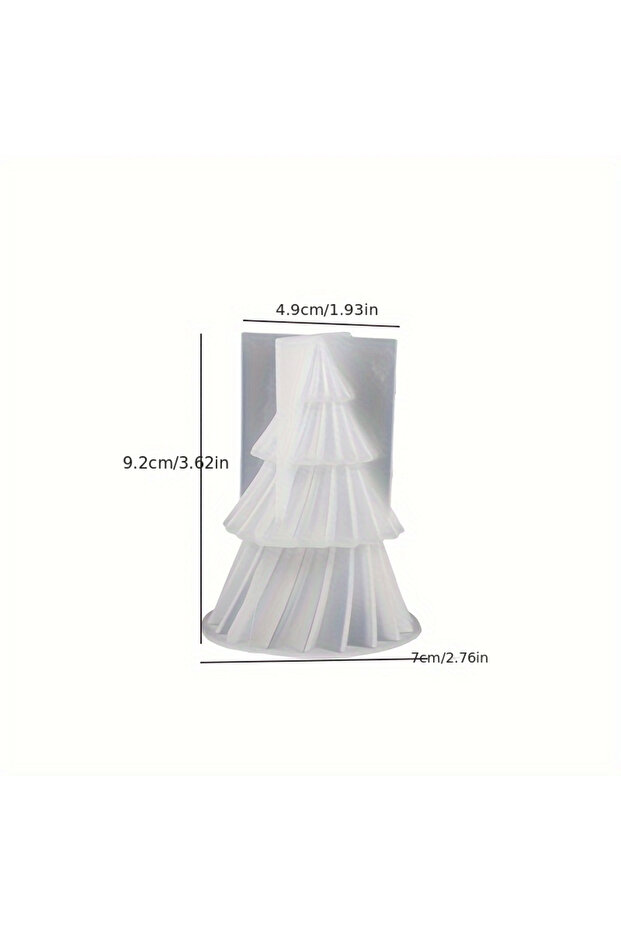 S Christmas Tree Scented Candles Silicone Mold DIY Aromath Candle Soap Making Tools Resin Molds Chr.