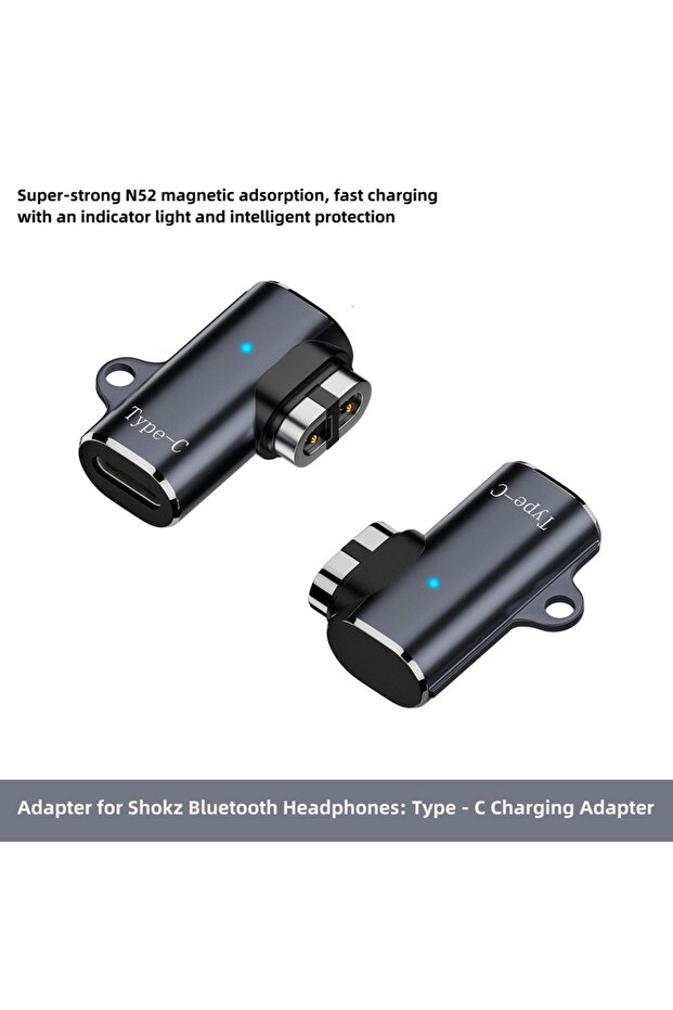 C to SY-CW USB C To Magnetic Adapter Charger Adapter Charging Cable Adapter for AfterShokz OpenRun A - 1