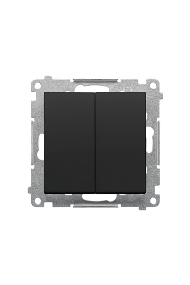 Candlestick switch module 10 AX 250 V quick connectors Matte black SIMON55 - 1