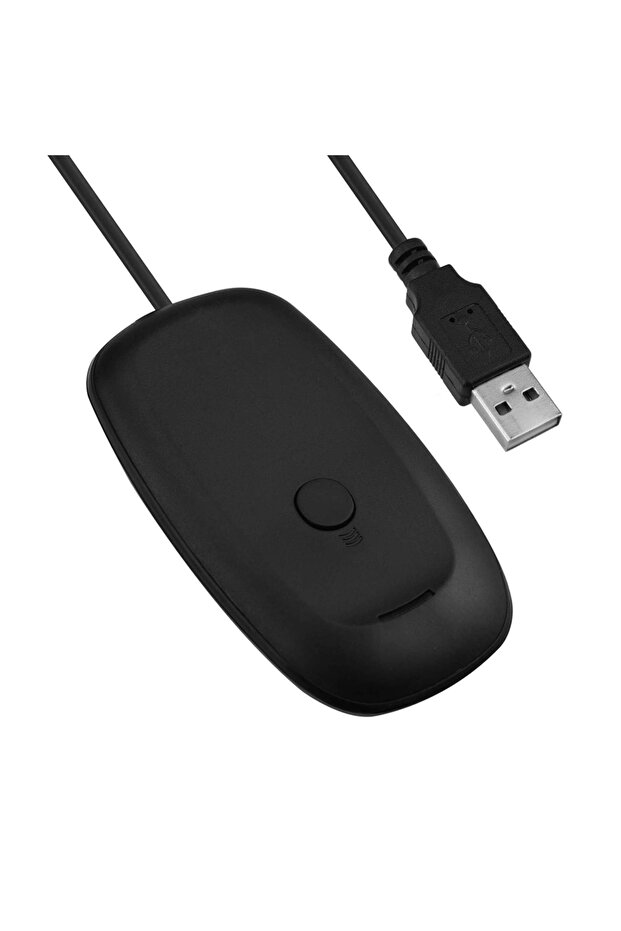محول استقبال USB أسود لجهاز إرسال لوحة الألعاب اللاسلكية Xbox 360 يدعم أجهزة الكمبيوتر Win7/8/10 لأجهزة Micros