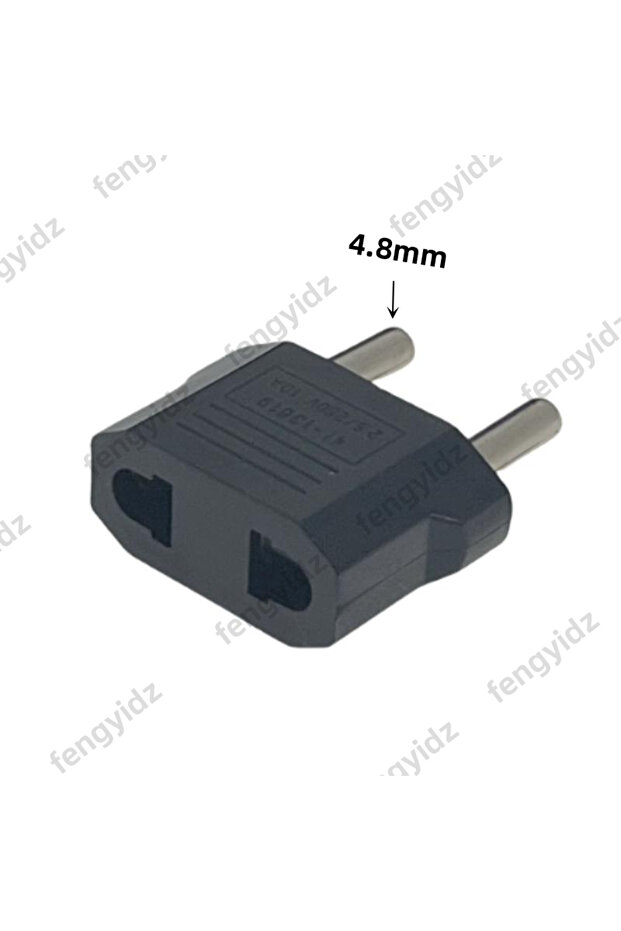 3PCS 4.8MM 1-10pcs US To EU Plug Adapter EU Euro KR Plug Adapter Travel KR Adapter Electric EU KR Pl