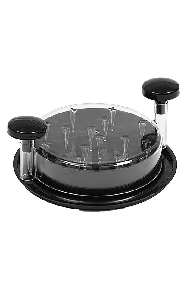black Chicken Shredder Tool Meat Shredding Separation Mincing Grinder Machine With Lid For Shredding - 1