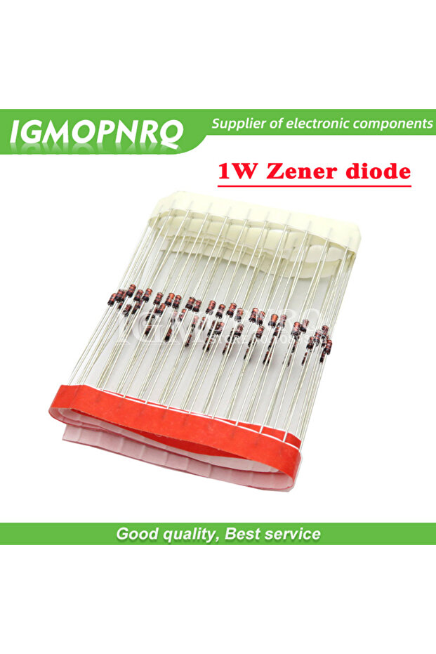 1N4733A 5V1 100pcs 1W Zener diode DO-35 1N4735A 6V2 1N4734A 5V6 1N4733A 5V1 1N4732A 4V7 1N4731A 4V3