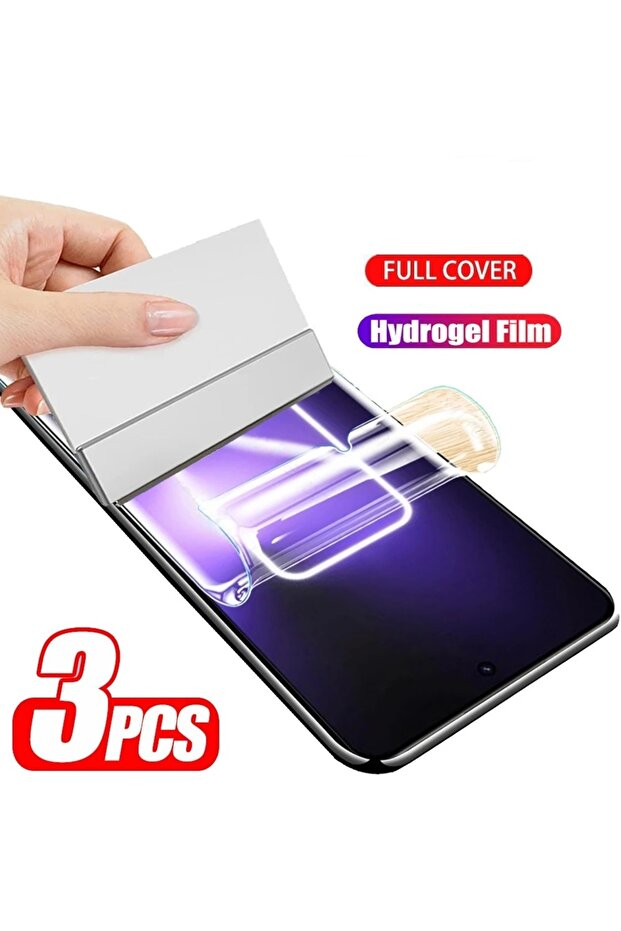 3Pcs Hydrogel Film Realme C75 3Pcs HD gel Film For 14 14T 5G V70 V70s C75 C75x Screen Protector