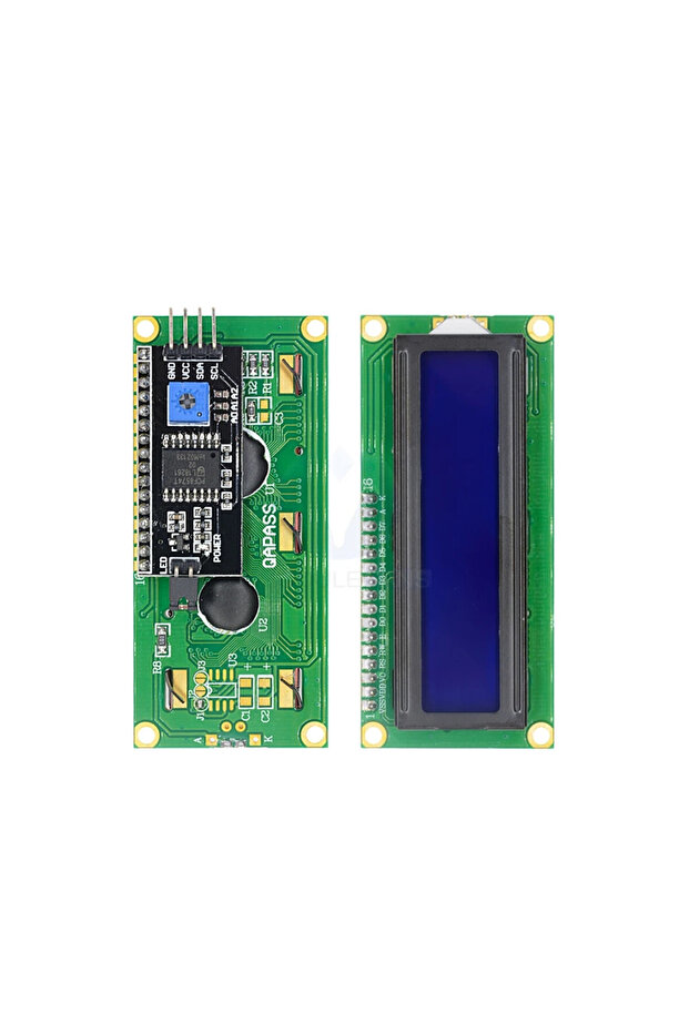 Blue LCD1602 1602 LCD Module Blue/Green Screen 16x2 Character LCD Display with IIC I2C Serial Interf - 1