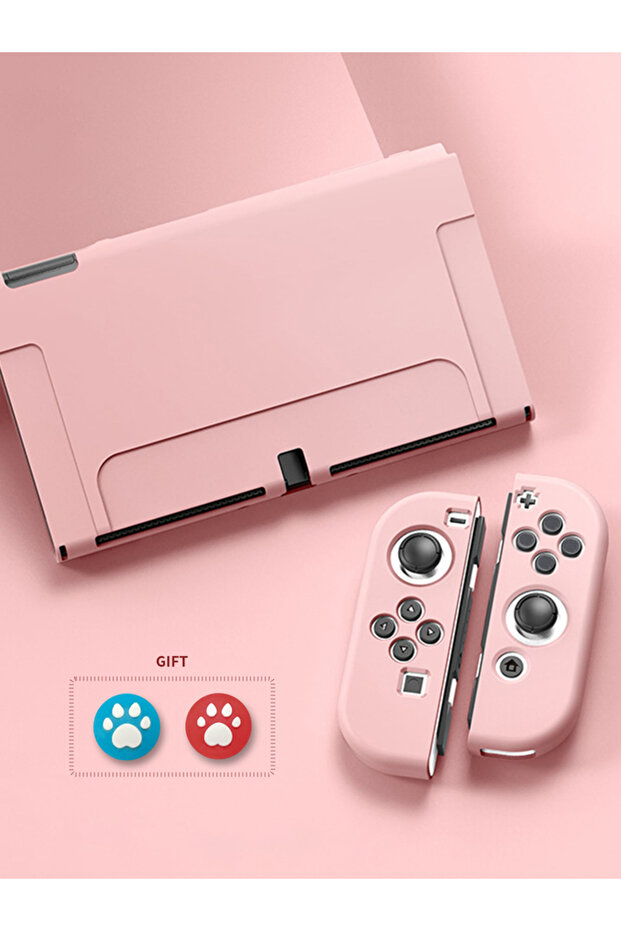 26 غلاف مناسب لجهاز Nintendo Switch/OLED، متوافق مع وحدة التحكم Switch ووحدة التحكم Joy Con، - 1