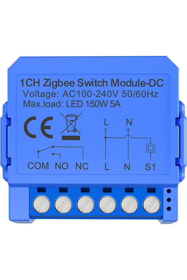 Zigbee-220v Tuya Zigbee/WiFi Smart Switch Remote Control 1ch Relay Module 24V 220V Dry Contac - 1