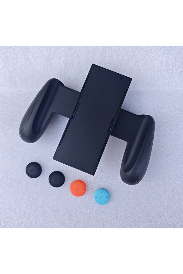حامل قبضة قابل للفصل ومقاوم للتآكل باللون الأسود لعام 2025 لوحدة تحكم Joy Con Switch 2 وملحقات الألعاب