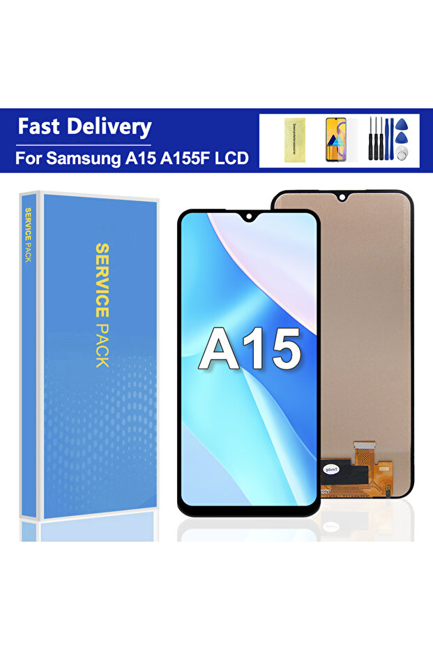 Black No Frame 6.5'' Tested A15 4G SM-A155F Display Screen, for A15 5G SM-A156B Lcd Display Digital - 8