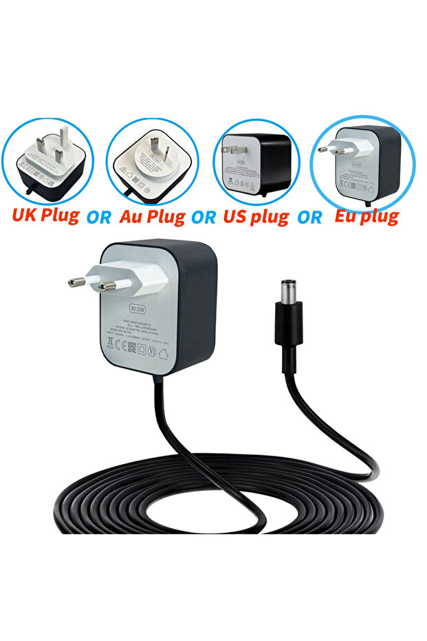 US PLUG 30W Power adapter for Amazon Echo Show 8 Echo Show 15 Echo Show 10(3rd Gen.) Echo 3rd and Ec - 8