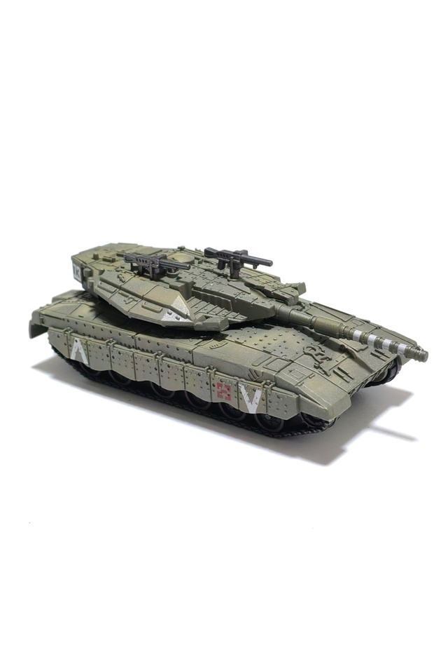MERKAVA-1-72 1/72 Scale MERKAVA Main Battle Tank Plastic Model Kit – DIY Assembly, Gift for Christ