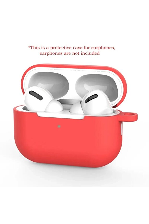جراب حماية كارمين لسماعات AirPods Pro من السيليكون بلون سادة جديد لسماعات الرأس بلوتوث جراب ناعم للحماية