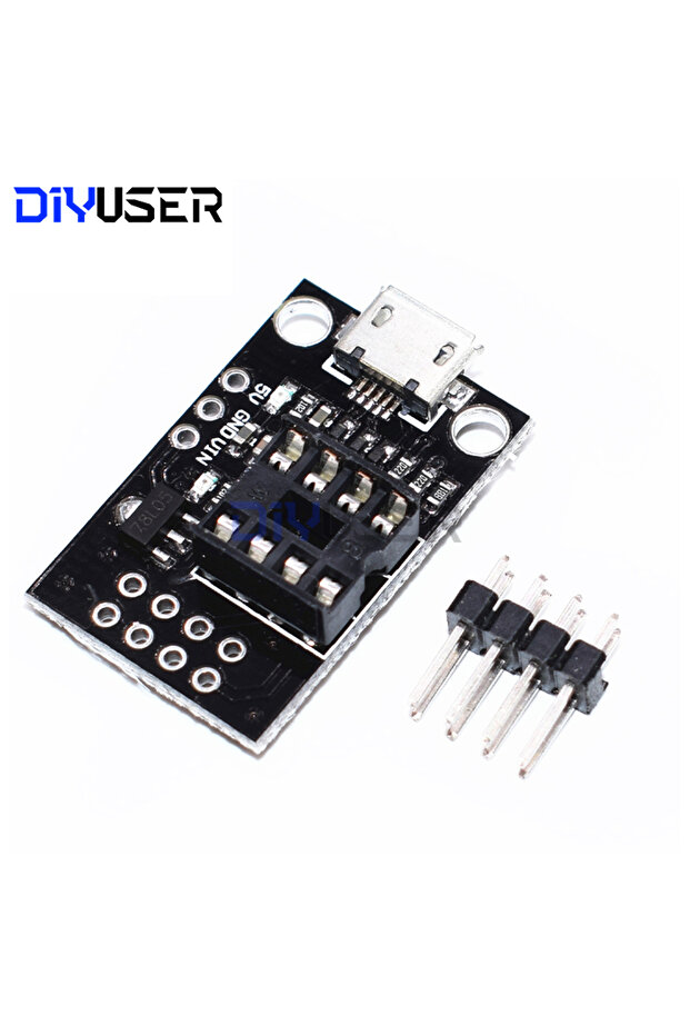 DIYUSER ATtiny13A / ATtiny25 / ATtiny45 / ATtiny85 Pluggable ATTINY Development Programming Bare ... - 5