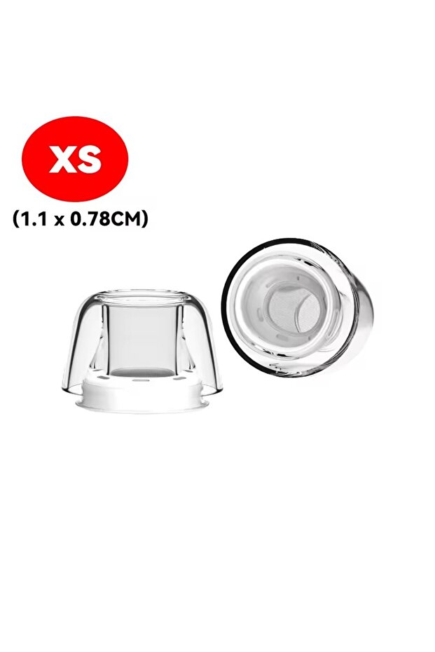 زوج واحد من أطراف الأذن الشفافة XS لسماعات Airpods Pro 2، أطراف أذن كريستالية بديلة، سيليكون سائل شفاف