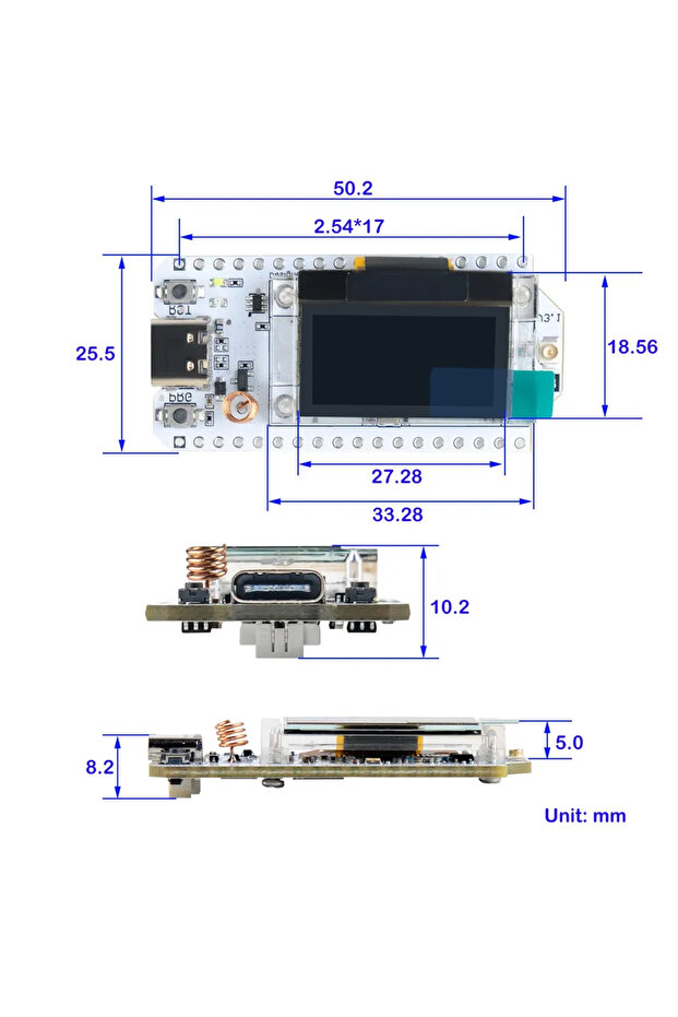 915MHz 2Sets Heltec LoRa32 V3 IoT Dev board ESP32-S3 SX1262 0.96" OLED 863MHZ~928MHZ LoRa Module for - 5
