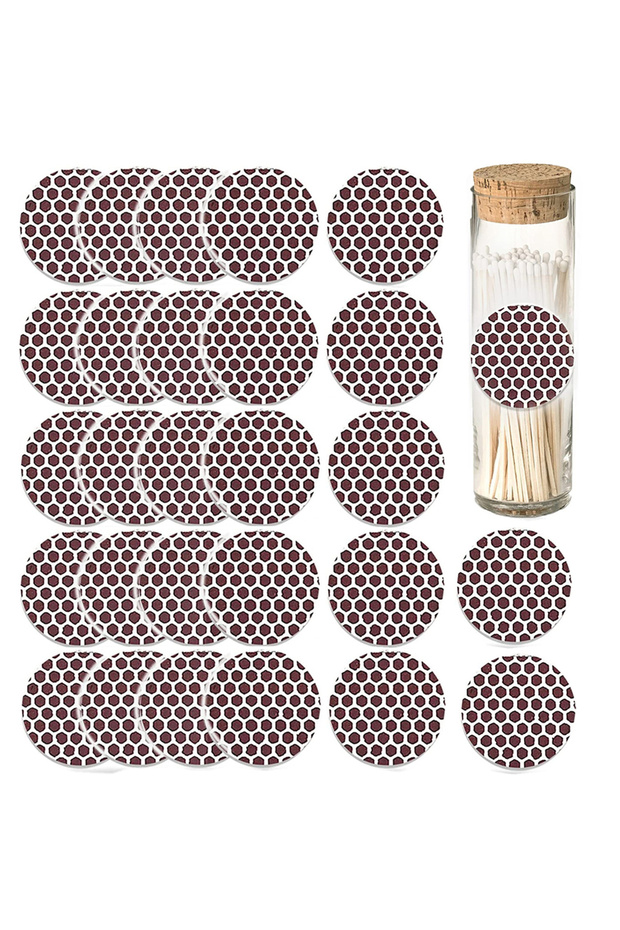 A Fire Paper Matchstick Paper Matchstick Striker Striker Paper Accessories DIY Handmade Round House.