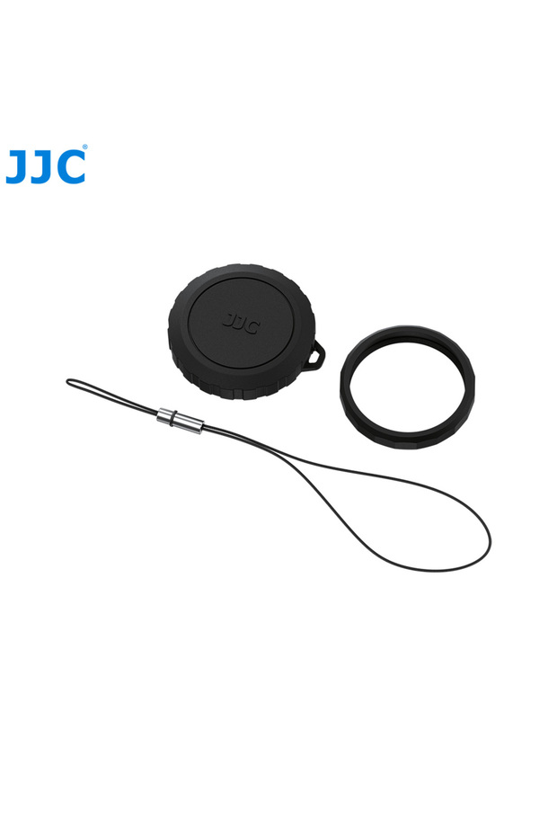 Black JJC Lens Ring Lens Cap For DJI Osmo Action 5 Pro 4 3 Silicone Soft Lens Protector Lens Cover A