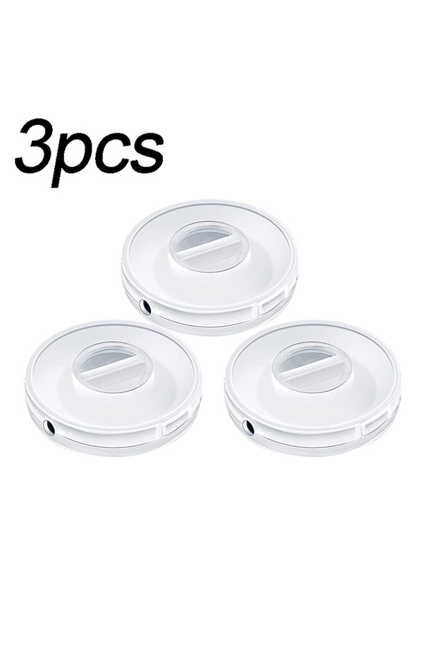 3PCS Round Wire Winder Box Portable Multifunctional Data Cable Storage Case Cable Container USB Char - 1