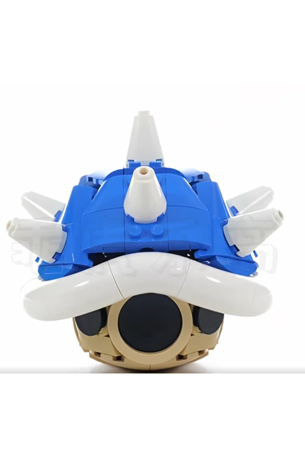 232pcs MOC Game Anime Figures 40787 Kart Spiny Shell Turtle Model Sets DIY Creative Building Blocks - 4