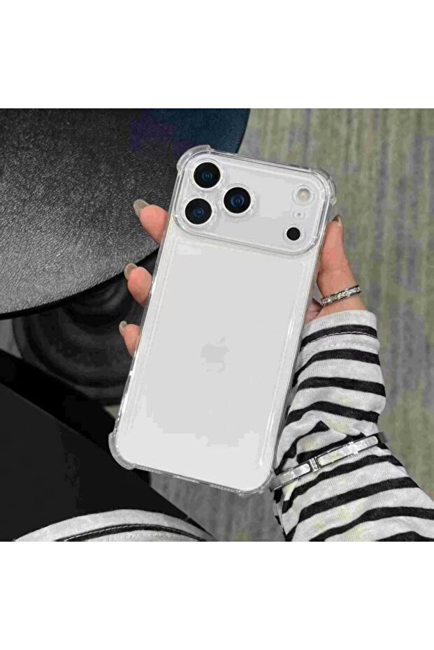 جراب شفاف مقاوم للصدمات لهاتف iPhone 17 Pro Max جراب شفاف لهاتف iPhone 17 Pro