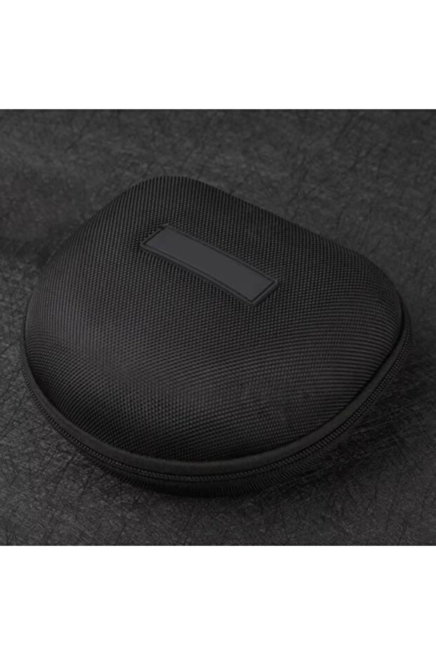 black Shockproof EVA Headphone Case Portable Storage Headset Bag Earphone Accessories Zipper Box For
