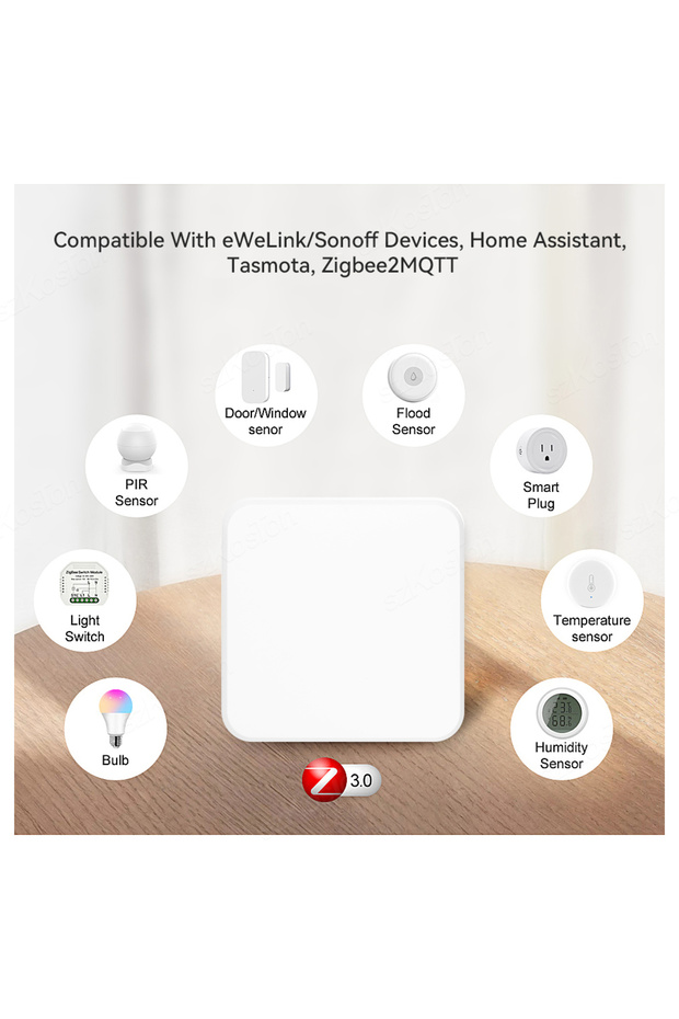 Tasmota MQTT ZigBee 3.0 Smart Gateway Hub eWeLink APP Smart Home Automation Ethernet Bridge Works wi - 3