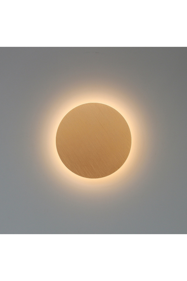 Warm White (2700-3500K) Diameter 20cm Gold Modern Round Wall Lamp 15cm/20cm LED Black/White/Gold Alu