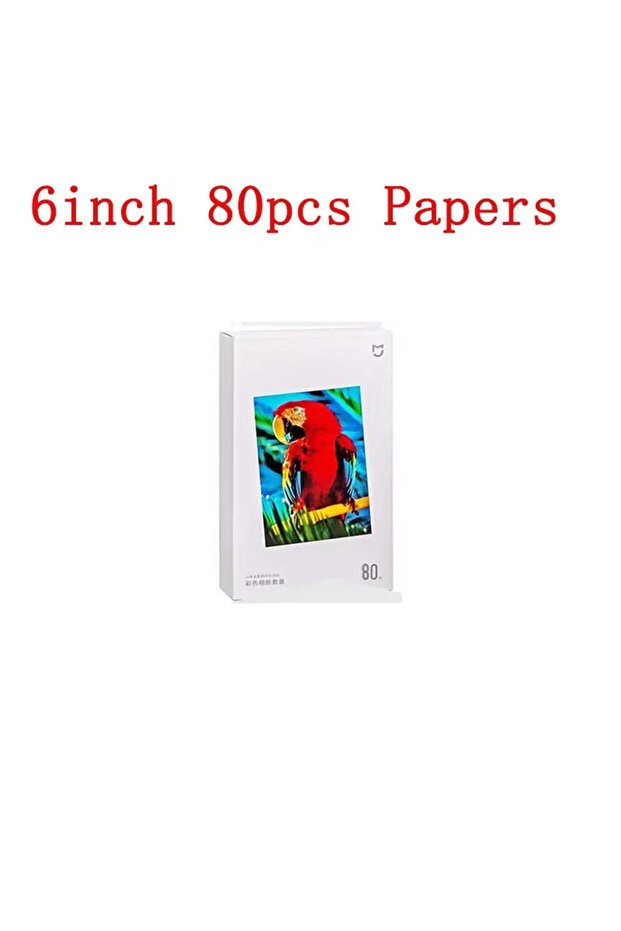 MIJIA Set 1-80pcs 2 tape MIjia Photo Printer Dedicated 6-inch 80 pcs Back Self-adhesive Photo Paper