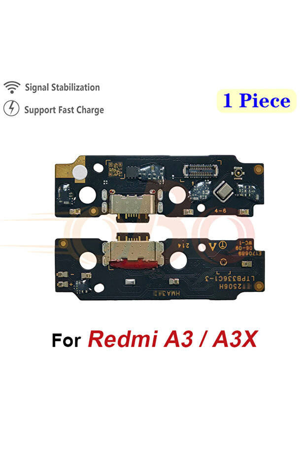 لوحة قاعدة شحن USB لهاتف Redmi A3 A3X لهاتف Redmi A1 A2 Plus A3 A5 4G A1+ A2+ A3X مع منفذ شاحن USB