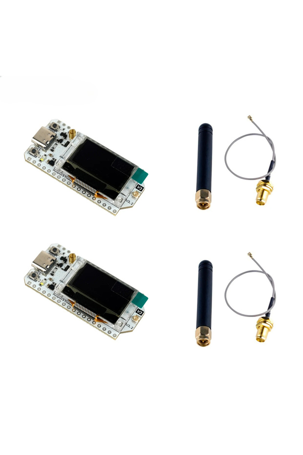 915MHz 2Sets Heltec LoRa32 V3 IoT Dev board ESP32-S3 SX1262 0.96" OLED 863MHZ~928MHZ LoRa Module for - 7