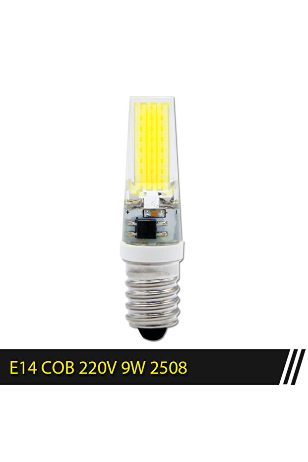 مصباح LED COB أبيض دافئ E14 9 واط G4 E14 G9 12 فولت 220 فولت قابل للتعتيم 6 واط 9 واط لمبة LED COB Lampada إضاءة LED R