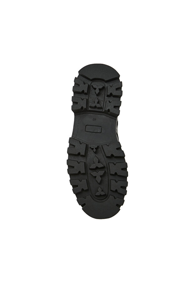 Siyah Kadın Deri Bot - 5