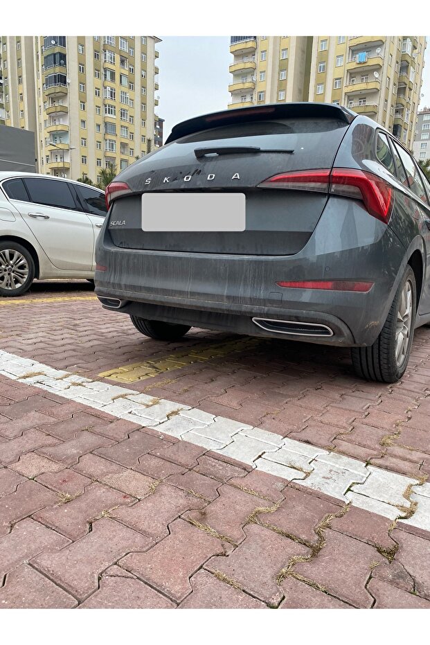 Skoda Scala 2019-2023 TEK ÇIKIŞ difüzör görünüm - 5