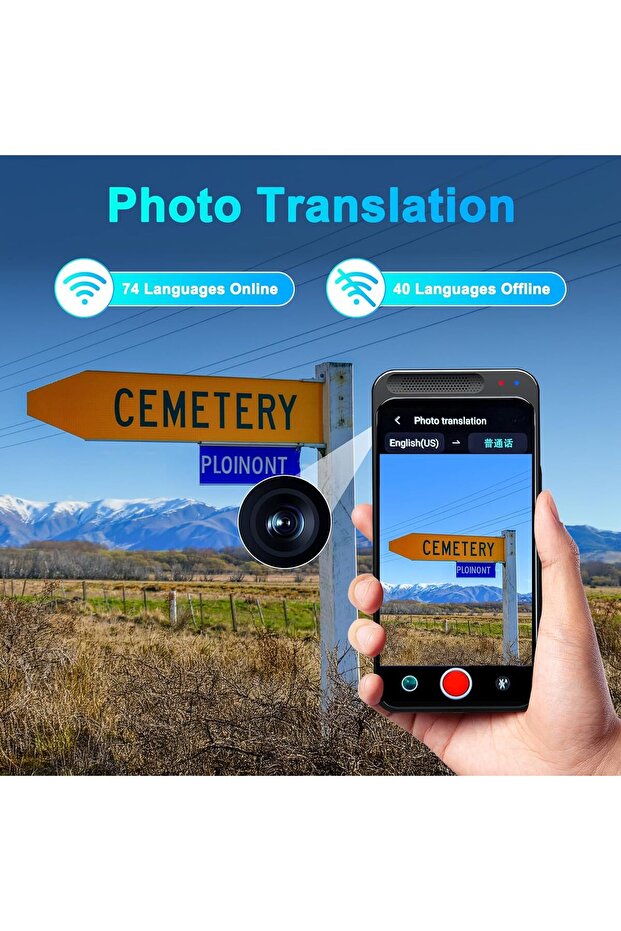 Carpower Language Translator Device, AI Intelligent Foreign Language Translator with 138 Languages, - 4