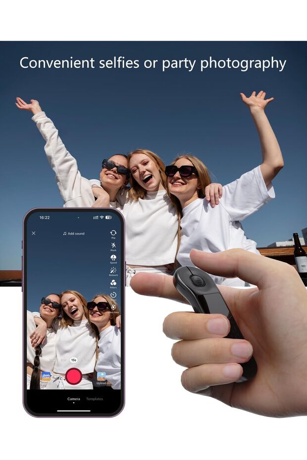 3-Link Air Mouse for PC/iOS/Android with Touchpad, Rechargeable Wireless Presentation Clicker, Bluet - 6