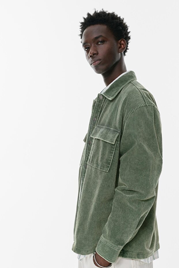 Kadife ince ceket - 4