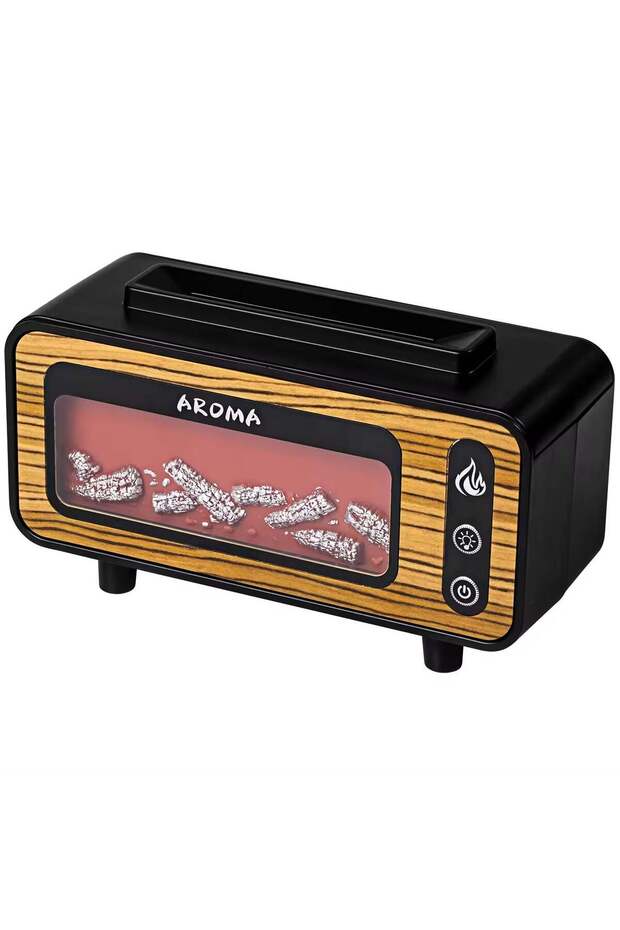 Aroma Vintage Fireplace LED Ultrasonic Aroma Diffuser