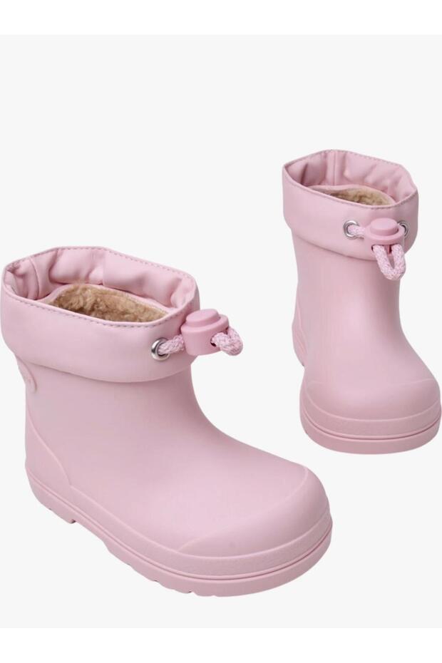 Mendi Borrego Pembe Kürklü Kız Çocuk Bot - 2