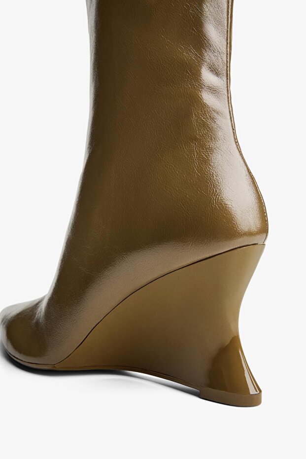 Dolgu topuklu bot - 3