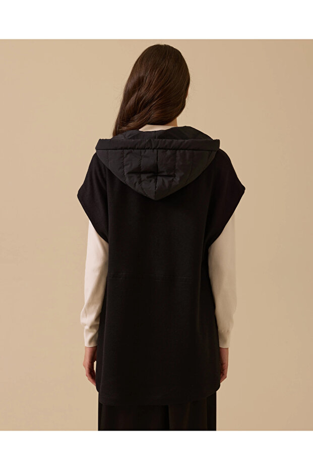 Cep Detaylı Örme Yelek - 4