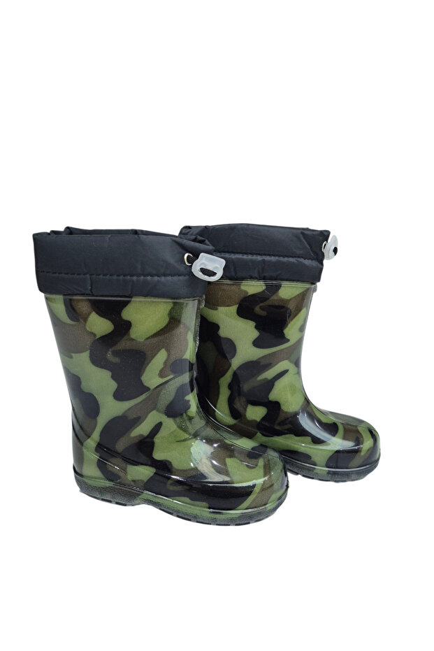 Winter Fur Children's Rain Boots – Waterproof – Non-Slip Sole