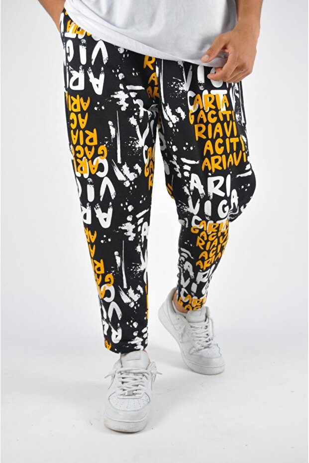 Unisex Casual Digital Printed Sweatpants