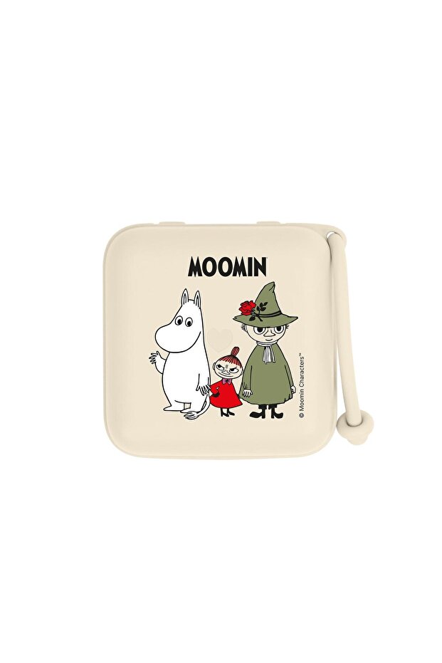 X Moomin Pacifier Box Emzik Kutusu-Ivory