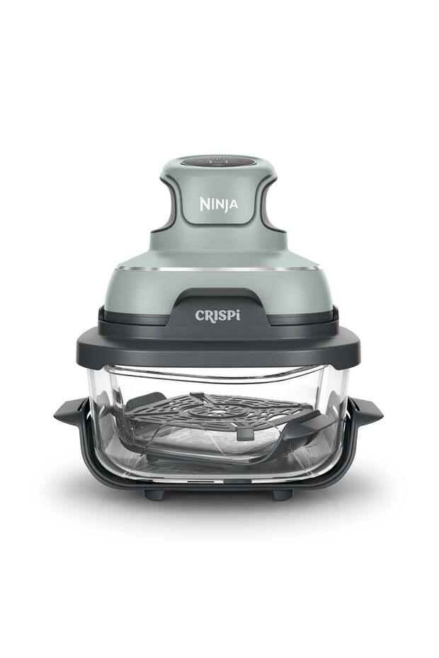 CRISPi 4-in-1 Taşınabilir Cam Hazneli Pişirme Sistemi - Sage Green - 2