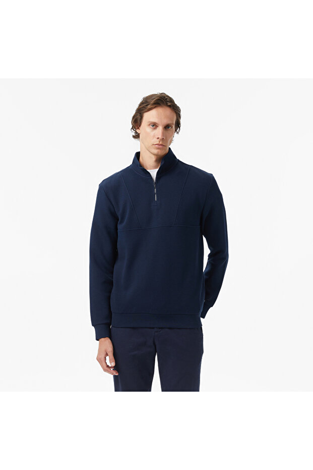 Men's Navy Blue Classic Fit Sweatshirt
